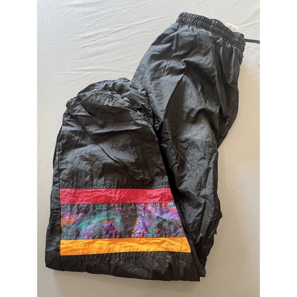 Vintage 1980s Kids Sweatpants Black Size XL 18‎